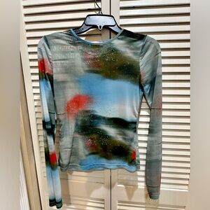 Miaou Mesh top beautiful colors